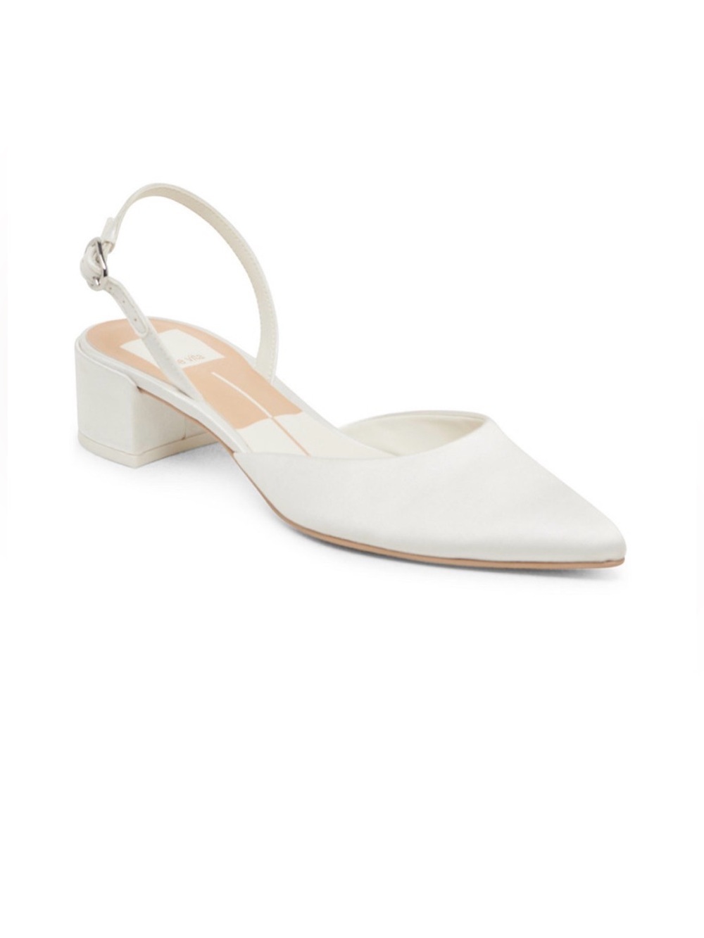 Dolce Vita Women's Carel Two Piece Pointed Toe Low Block Heel Pumps